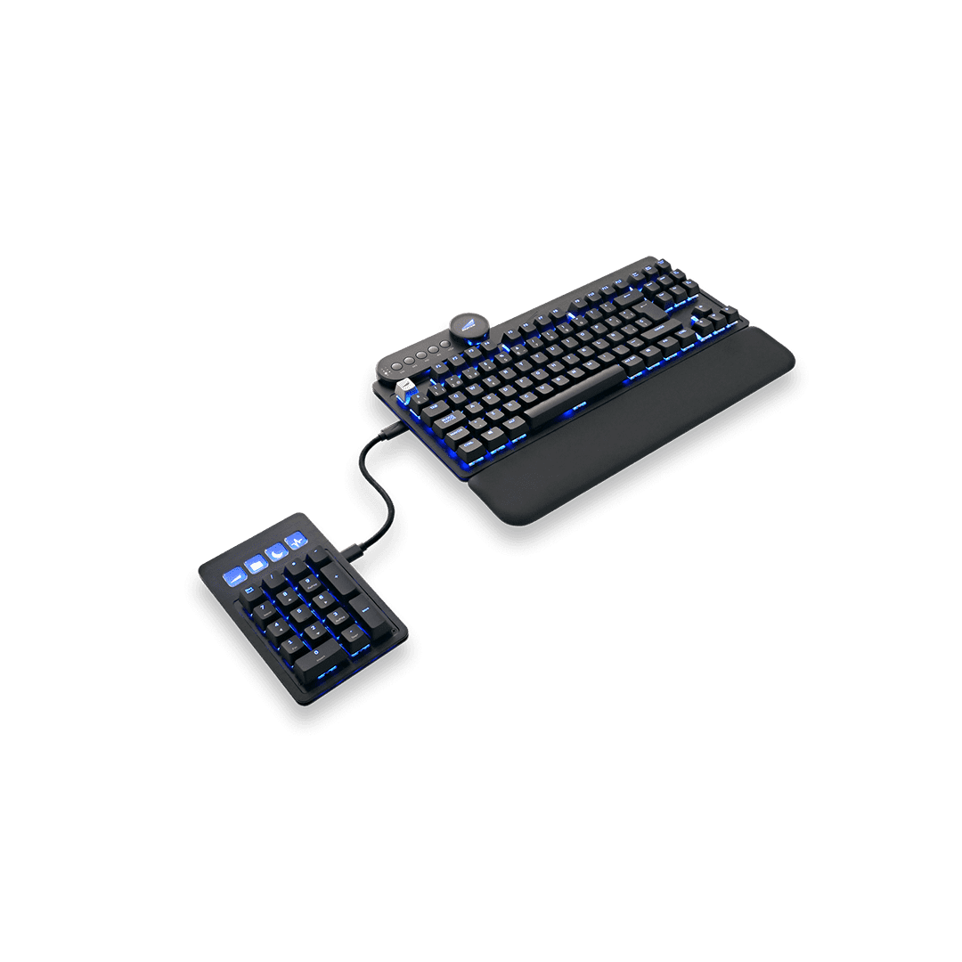 MOUNTAIN Everest Max Gaming Tastatur - MX Speed Silver, ANSI, US-Layout,  grau: Buy Online at Best Price in UAE 